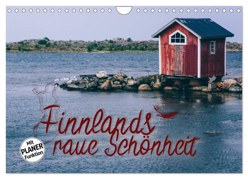 Finnlands raue Schönheit (Wandkalender 2027 DIN A4 quer) CALVENDO Monatskalender