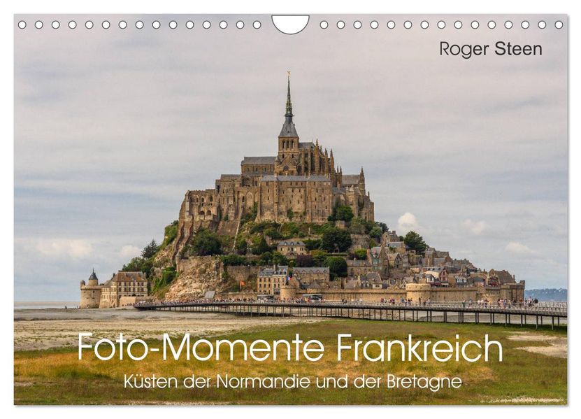 Küsten der Normandie und der Bretagne (Wandkalender 2027 DIN A4 quer) CALVENDO Monatskalender