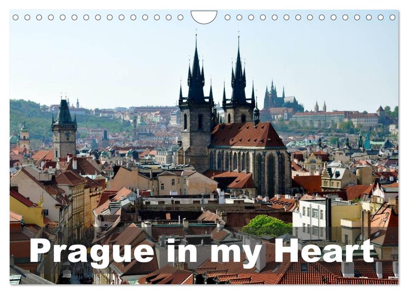 Prague in my heart (Wall Calendar 2027 DIN A4 landscape) CALVENDO 12 Month Wall Calendar