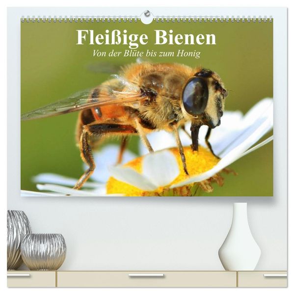 Fleißige Bienen. Von der Blüte bis zum Honig (hochwertiger Premium Wandkalender 2027 DIN A2 quer) Kunstdruck in Hochglanz