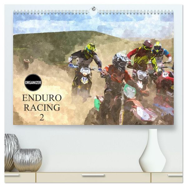 ENDURO RACING 2 (High Quality Premium Wall Calendar 2027 DIN A2 landscape)CALVENDO 12 Month Wall Calendar