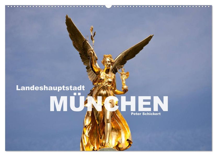Landeshauptstadt München (Wandkalender 2027 DIN A2 quer) CALVENDO Monatskalender