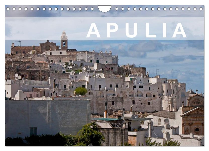 Apulia (Wall Calendar 2027 DIN A4 landscape) CALVENDO 12 Month Wall Calendar