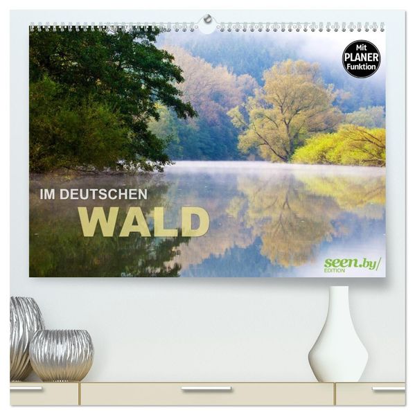 Im Deutschen Wald 2027 - ein Notizkalender (hochwertiger Premium Wandkalender 2027 DIN A2 quer) Kunstdruck in Hochglanz