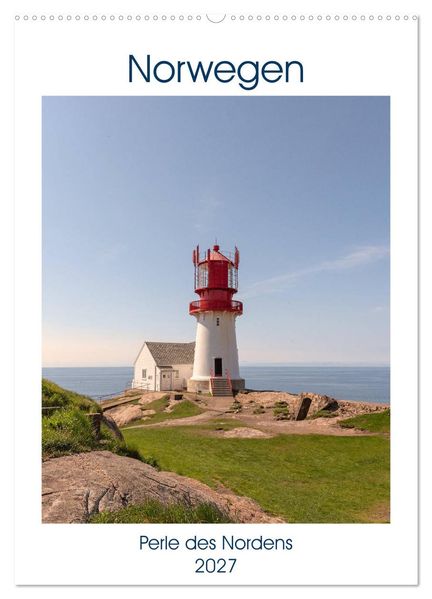 Norwegen - Perle des Nordens (Wandkalender 2027 DIN A2 hoch) CALVENDO Monatskalender