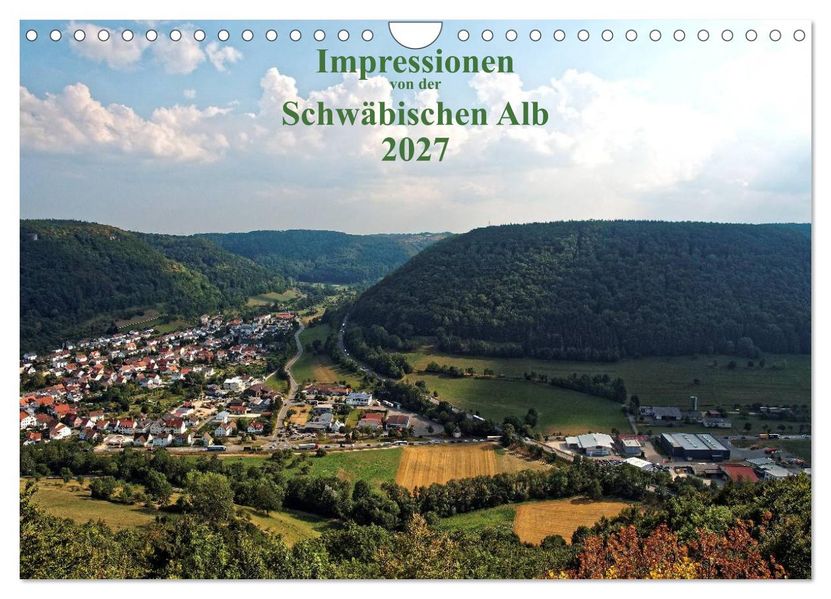 Impressionen von der Schwäbischen Alb (Wandkalender 2027 DIN A4 quer) CALVENDO Monatskalender