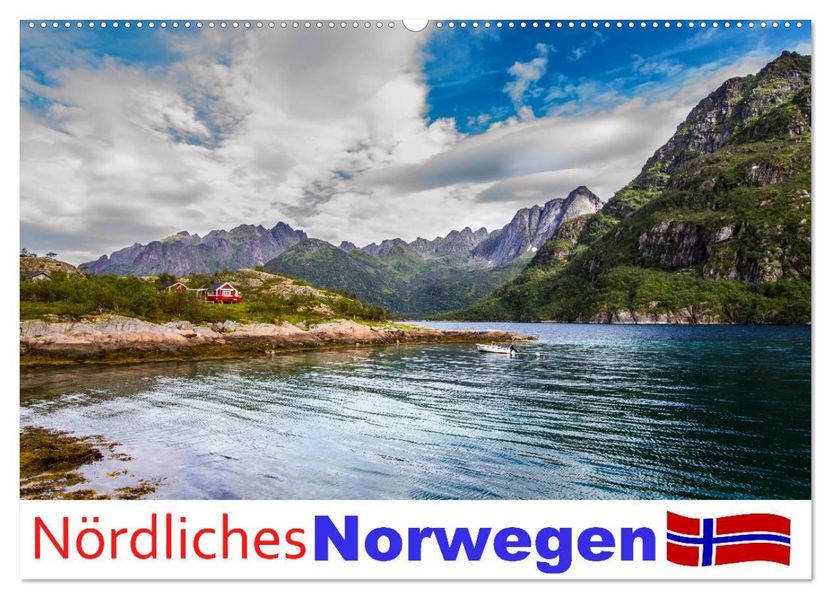 Nördliches Norwegen (Wandkalender 2027 DIN A2 quer) CALVENDO Monatskalender