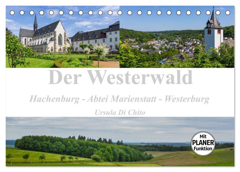 Der Westerwald (Tischkalender 2027 DIN A5 quer) CALVENDO Monatskalender