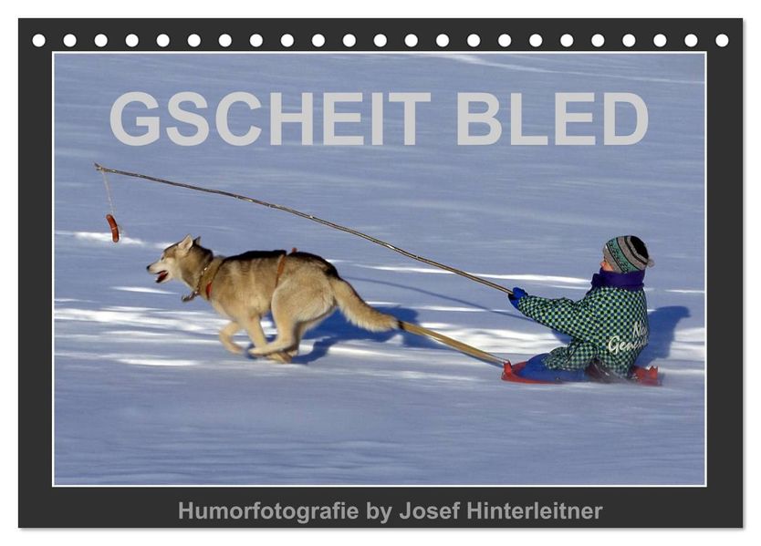 GSCHEIT BLED - Humorfotografie (Tischkalender 2027 DIN A5 quer) CALVENDO Monatskalender