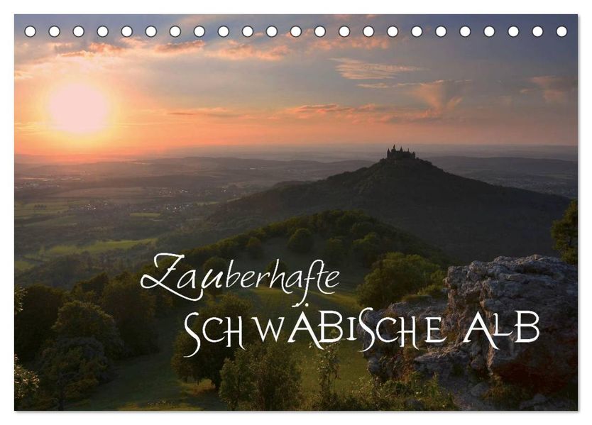 Zauberhafte Schwäbische Alb (Tischkalender 2027 DIN A5 quer) CALVENDO Monatskalender