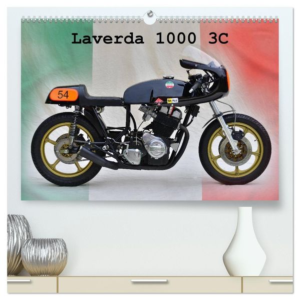 Laverda 1000 3C (hochwertiger Premium Wandkalender 2027 DIN A2 quer) Kunstdruck in Hochglanz