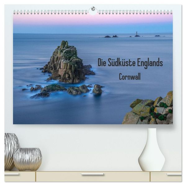 Die Südküste Englands - Cornwall (hochwertiger Premium Wandkalender 2027 DIN A2 quer) Kunstdruck in Hochglanz