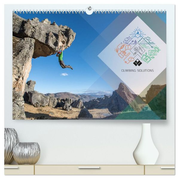 Climbing Solutions - Bergsport weltweit (hochwertiger Premium Wandkalender 2027 DIN A2 quer) Kunstdruck in Hochglanz