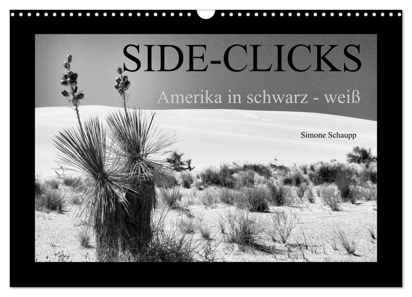 Side-Clicks Amerika in schwarz-weiß (Wandkalender 2027 DIN A3 quer) CALVENDO Monatskalender