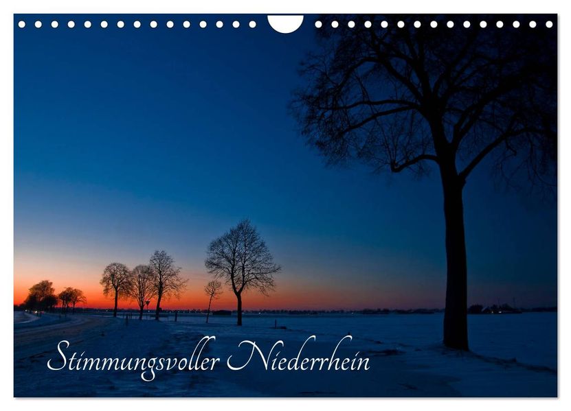 Stimmungsvoller Niederrhein (Wandkalender 2027 DIN A4 quer) CALVENDO Monatskalender