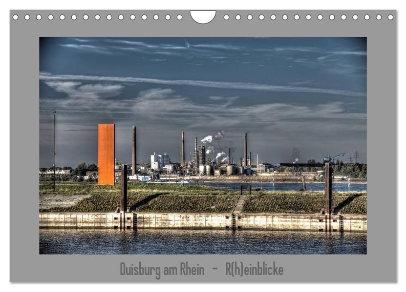 Duisburg am Rhein - R(h)einblicke (Wandkalender 2027 DIN A4 quer) CALVENDO Monatskalender