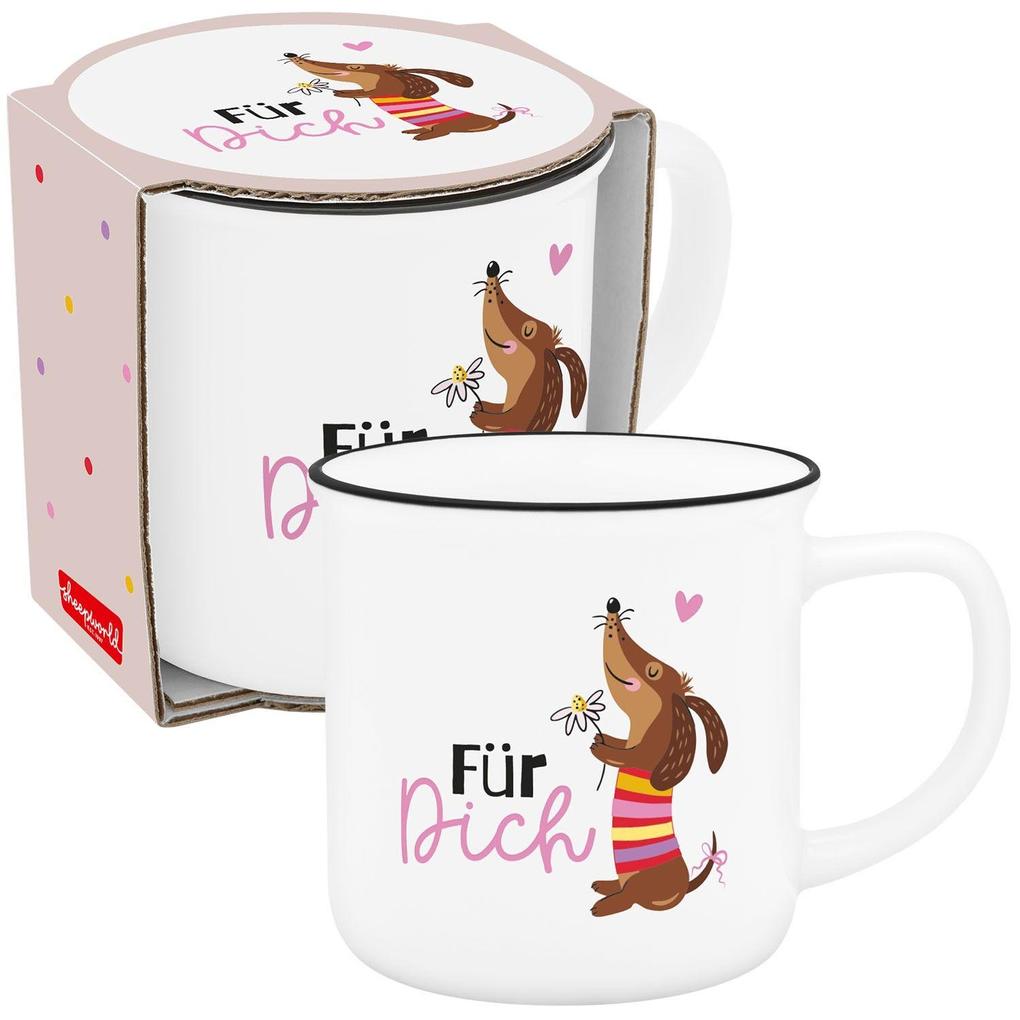 Becher Dackel 'Für dich