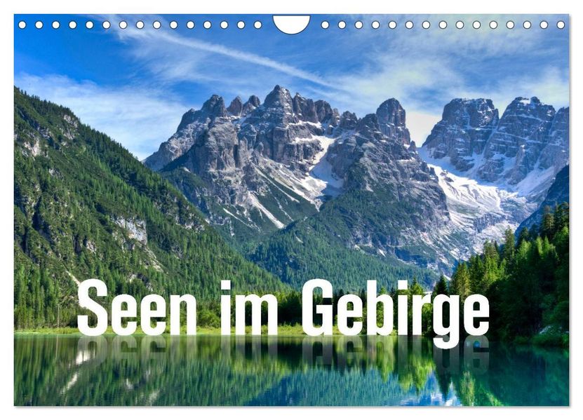 Seen im Gebirge (Wandkalender 2027 DIN A4 quer) CALVENDO Monatskalender