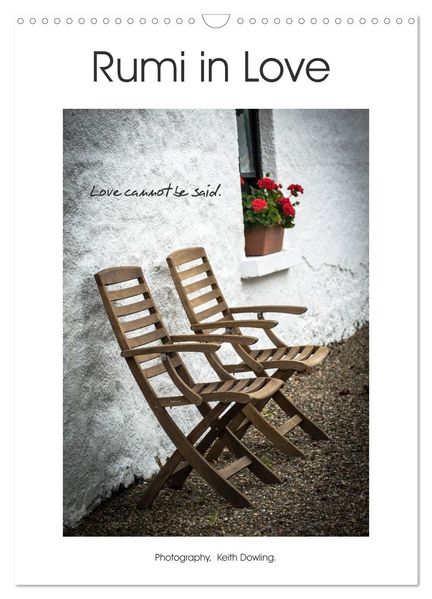 Rumi in Love (Wall Calendar 2027 DIN A3 portrait) CALVENDO 12 Month Wall Calendar