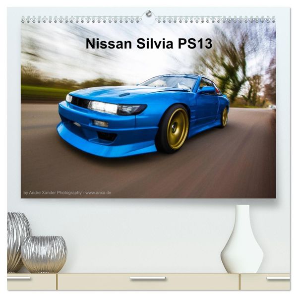 Nissan Silvia PS13 (hochwertiger Premium Wandkalender 2027 DIN A2 quer) Kunstdruck in Hochglanz