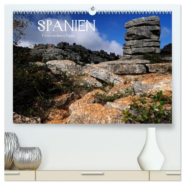 Spanien (hochwertiger Premium Wandkalender 2027 DIN A2 quer) Kunstdruck in Hochglanz