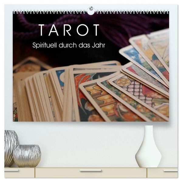 Tarot. Spirituell durch das Jahr (hochwertiger Premium Wandkalender 2027 DIN A2 quer) Kunstdruck in Hochglanz