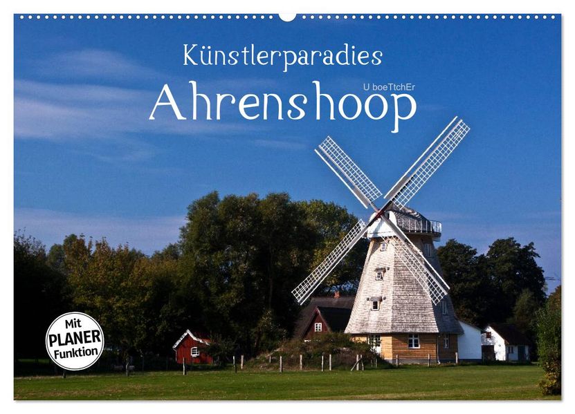 Künstlerparadies Ahrenshoop (Wandkalender 2027 DIN A2 quer) CALVENDO Monatskalender