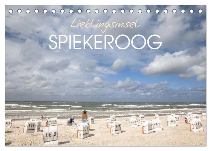 Lieblingsinsel Spiekeroog (Tischkalender 2027 DIN A5 quer) CALVENDO Monatskalender