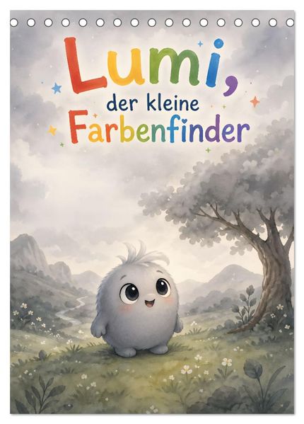 Lumi - der kleine Farbfinder (Tischkalender 2027 DIN A5 hoch) CALVENDO Monatskalender