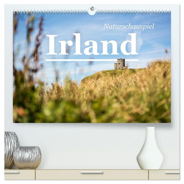 Naturschauspiel Irland (hochwertiger Premium Wandkalender 2027 DIN A2 quer) Kunstdruck in Hochglanz