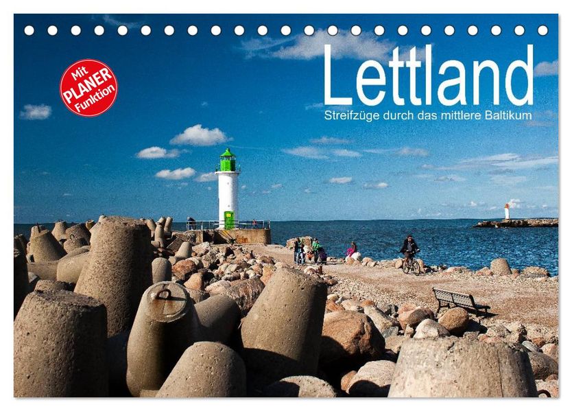 Lettland - Streifzüge durch das mittlere Baltikum (Tischkalender 2027 DIN A5 quer) CALVENDO Monatskalender
