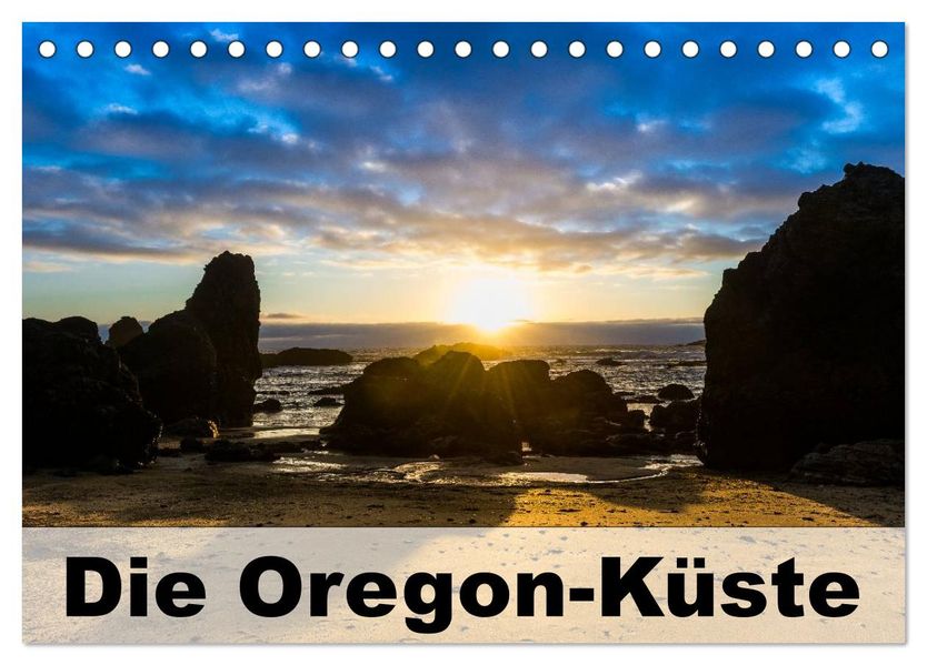 Die Oregon-Küste (Tischkalender 2027 DIN A5 quer) CALVENDO Monatskalender