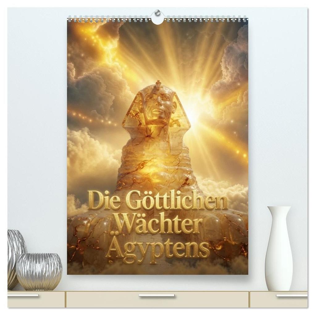 Die Göttlichen Wächter Ägyptens (hochwertiger Premium Wandkalender 2027 DIN A2 hoch) Kunstdruck in Hochglanz