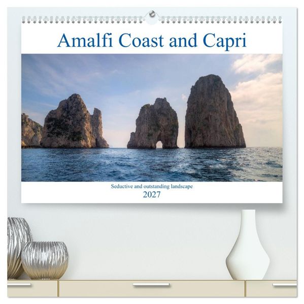 Amalfi Coast and Capri (High Quality Premium Wall Calendar 2027 DIN A2 landscape)CALVENDO 12 Month Wall Calendar