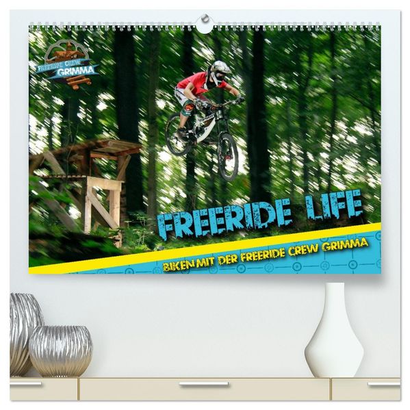 Freeride Life (hochwertiger Premium Wandkalender 2027 DIN A2 quer) Kunstdruck in Hochglanz