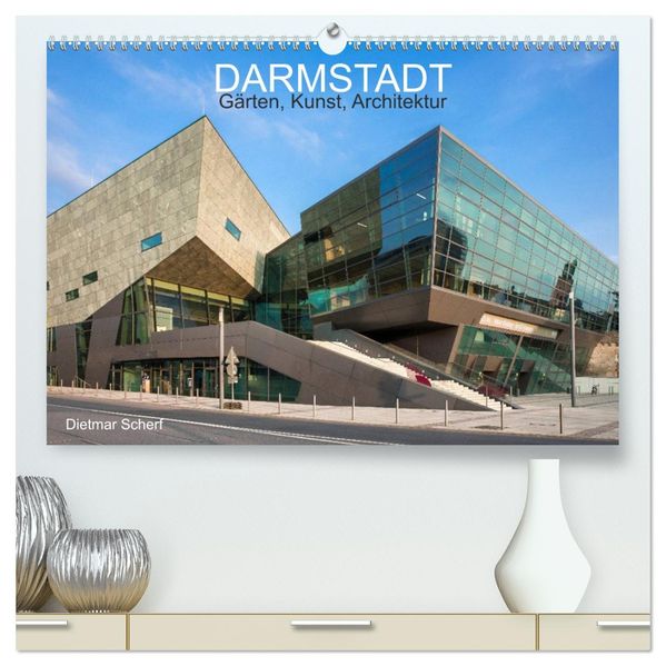 Darmstadt - Gärten Kunst Architektur (hochwertiger Premium Wandkalender 2027 DIN A2 quer) Kunstdruck in Hochglanz
