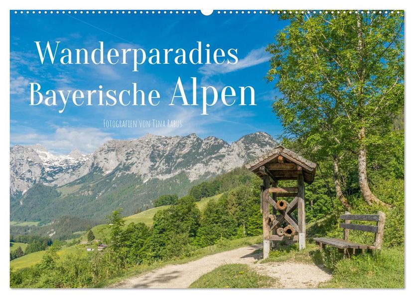 Wanderparadies Bayerische Alpen (Wandkalender 2027 DIN A2 quer) CALVENDO Monatskalender