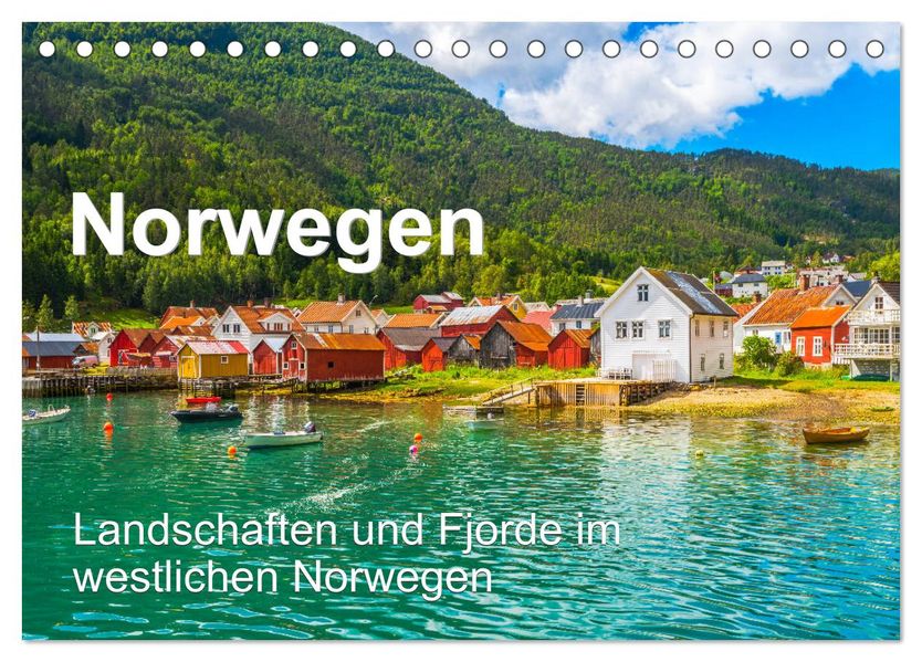 Norwegen - Landschaften und Fjorde im westlichen Norwegen (Tischkalender 2027 DIN A5 quer) CALVENDO Monatskalender
