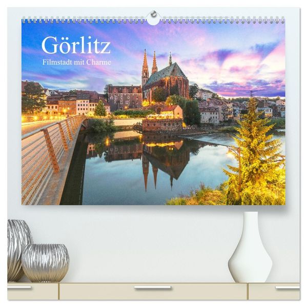 Görlitz - Fimstadt mit Charme (hochwertiger Premium Wandkalender 2027 DIN A2 quer) Kunstdruck in Hochglanz
