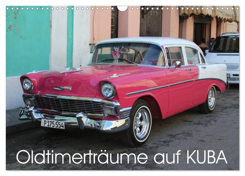 Oldtimerträume auf KUBA (Wandkalender 2027 DIN A3 quer) CALVENDO Monatskalender