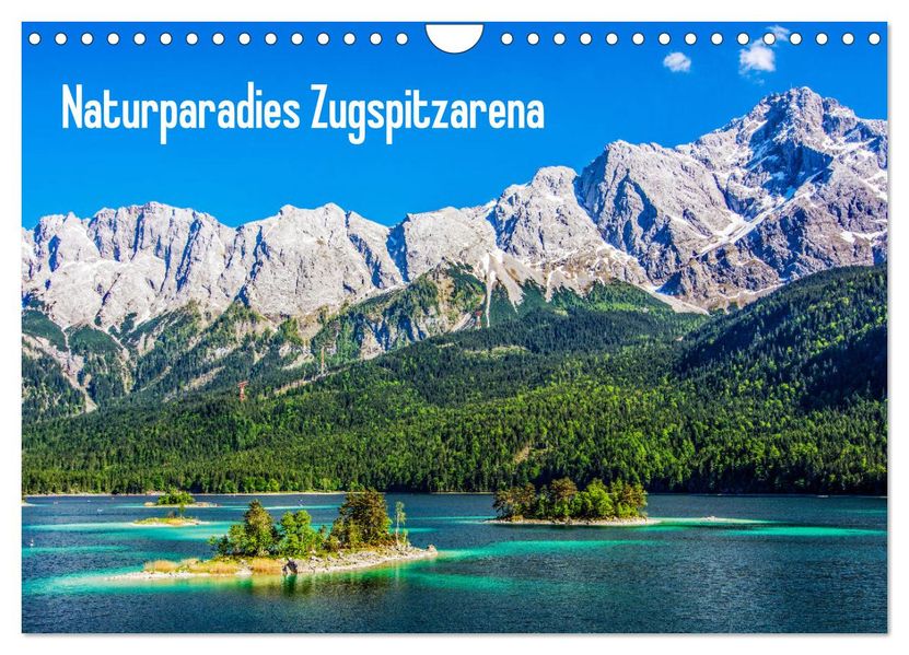 Naturparadies Zugspitzarena (Wandkalender 2027 DIN A4 quer) CALVENDO Monatskalender