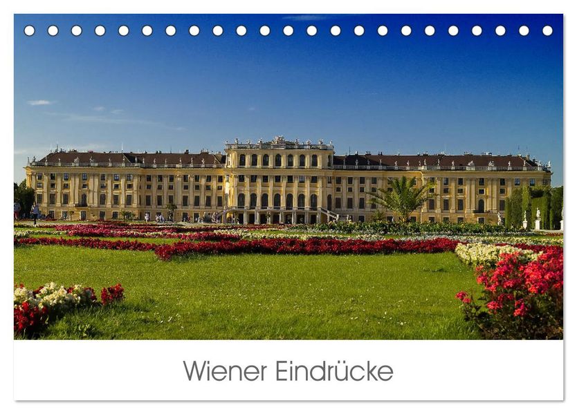 Wiener Eindrücke (Tischkalender 2027 DIN A5 quer) CALVENDO Monatskalender