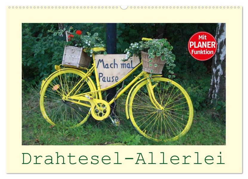Drahtesel-Allerlei (Wandkalender 2027 DIN A2 quer) CALVENDO Monatskalender