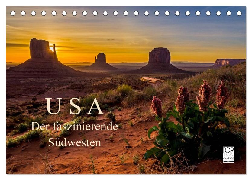 USA Der faszinierende Südwesten (Tischkalender 2027 DIN A5 quer) CALVENDO Monatskalender