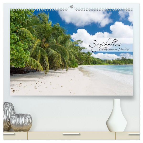 Seychellen - Willkommen im Paradies (hochwertiger Premium Wandkalender 2027 DIN A2 quer) Kunstdruck in Hochglanz