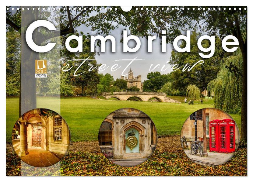 Cambridge street view (Wandkalender 2027 DIN A3 quer) CALVENDO Monatskalender
