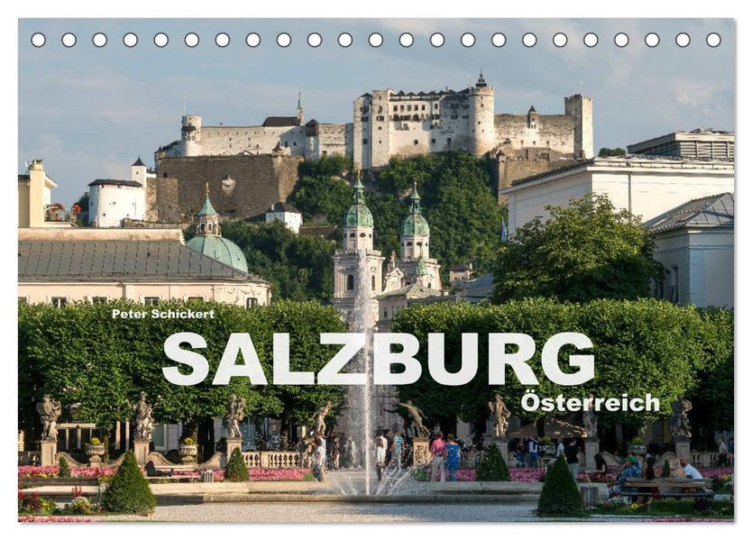 Salzburg - Österreich (Tischkalender 2027 DIN A5 quer) CALVENDO Monatskalender