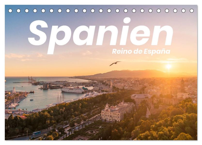 Spanien - einzigartige Motive (Tischkalender 2027 DIN A5 quer) CALVENDO Monatskalender