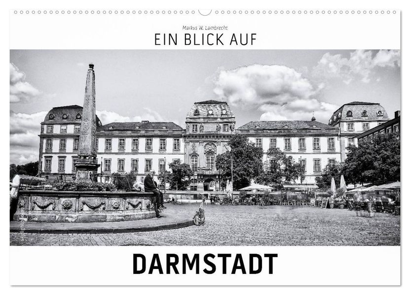 Ein Blick auf Darmstadt (Wandkalender 2027 DIN A2 quer) CALVENDO Monatskalender