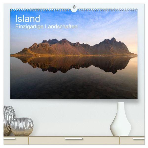 Island - einzigartige Landschaften (hochwertiger Premium Wandkalender 2027 DIN A2 quer) Kunstdruck in Hochglanz